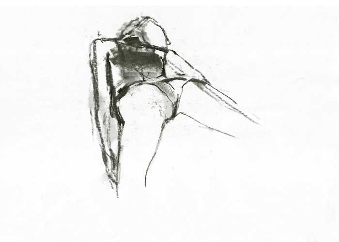 Woman drawing