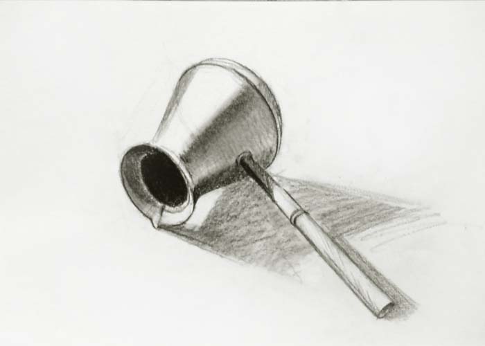 Quick drawing of metal