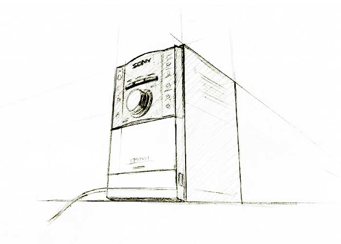 Rectangular object drawing example